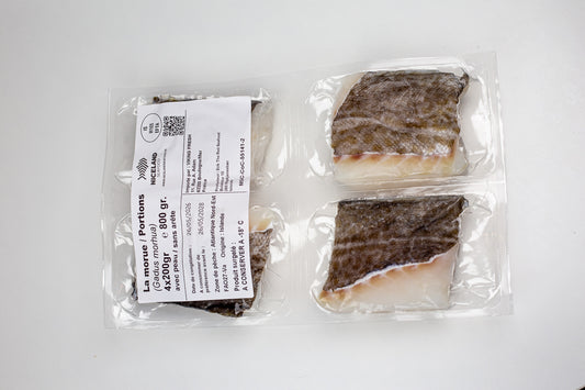 Portions de morue légèrement salée (bacalao), surgelées – vue 3