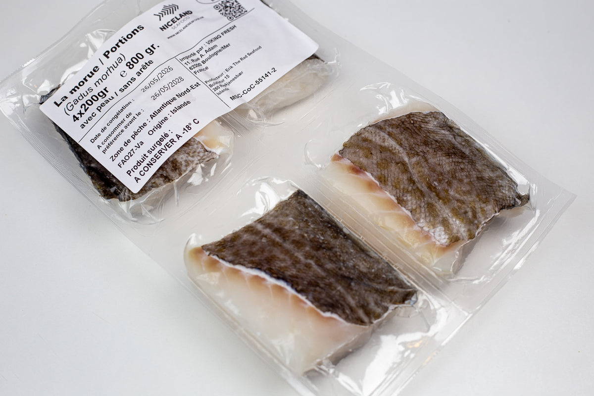 Portions de morue légèrement salée (bacalao), surgelées – vue 5